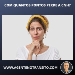 Com quantos pontos perde a CNH?